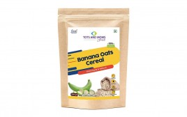 Tots And Moms Foods Banana Oats Cereal   Pack  200 grams